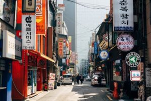 ソウルの繁華街